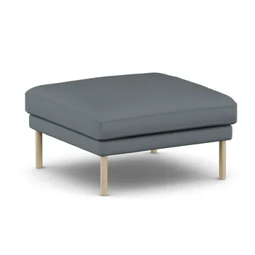 Linnevik footstool - Same Blue 6678-white-oiled oak, without skirt - 1898