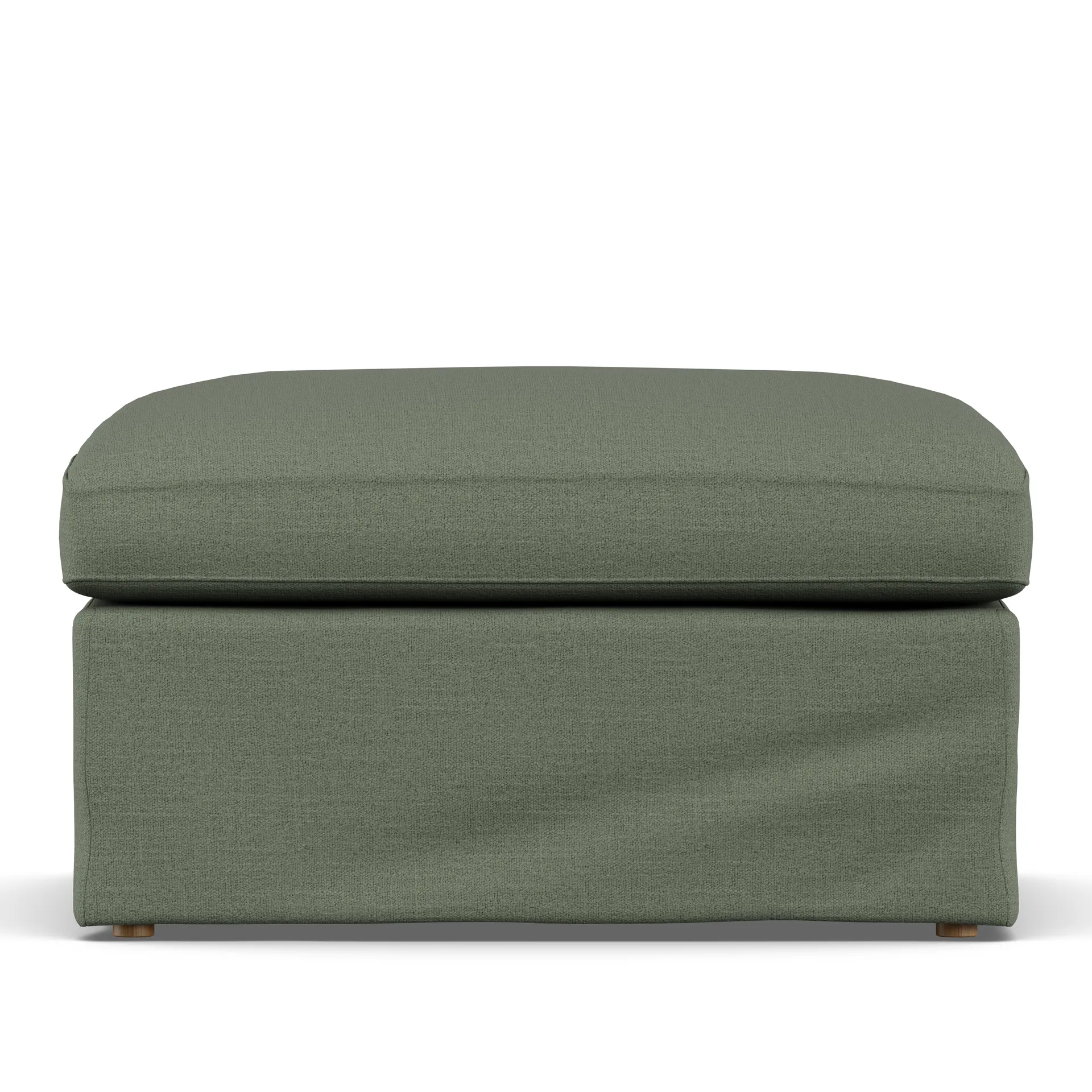 Linnevik footstool, Same Forest 6677-white-oiled oak, with skirt 1898