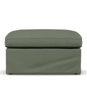 Linnevik footstool - Same Forest 6677-white-oiled oak, with skirt - 1898