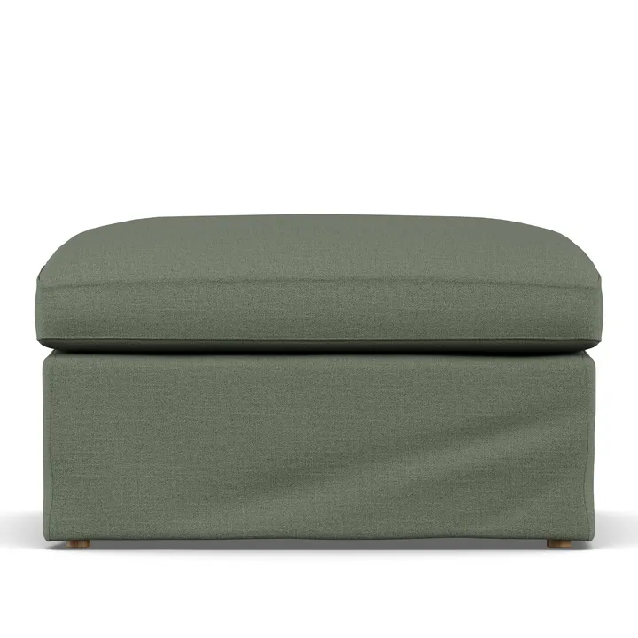 Linnevik footstool - Same Forest 6677-white-oiled oak, with skirt - 1898