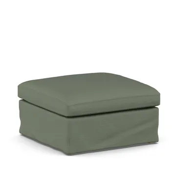 Linnevik footstool - Same Forest 6677-white-oiled oak, with skirt - 1898