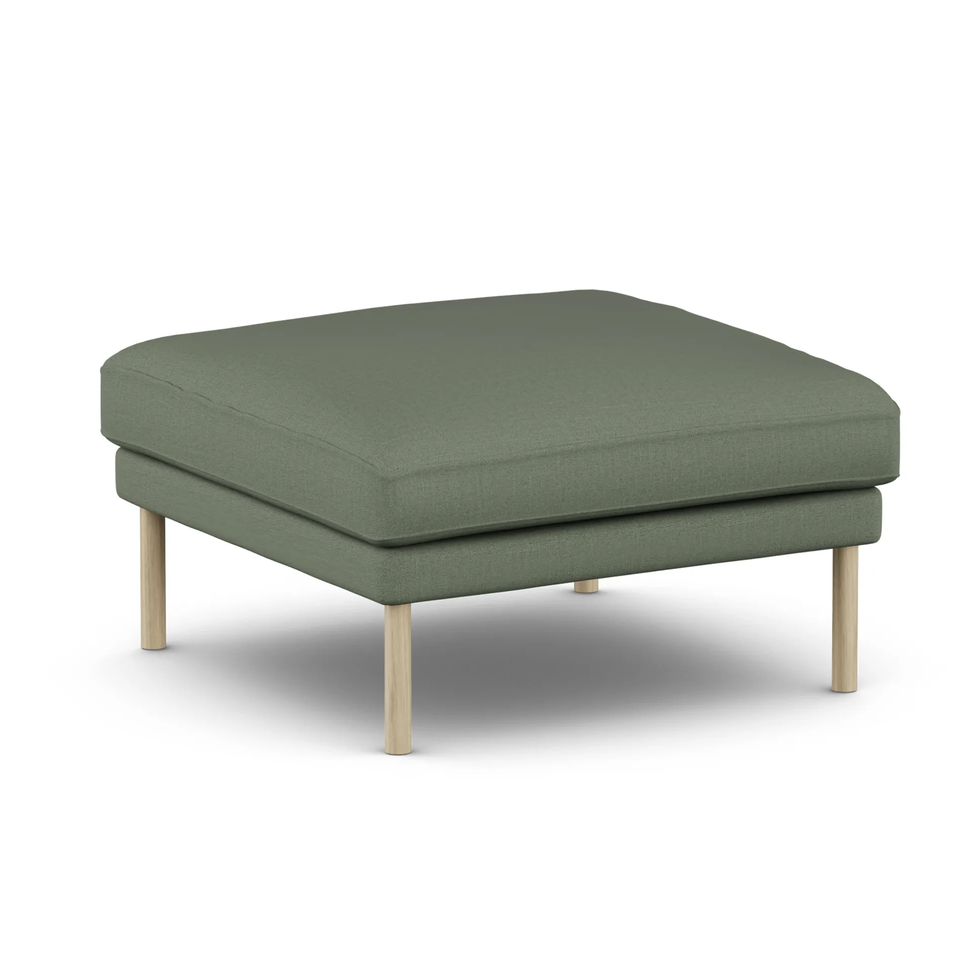 Linnevik footstool, Same Forest 6677-white-oiled oak, without skirt 1898