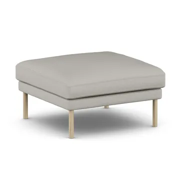 Linnevik footstool - Same Grey 6673-white-oiled oak, without skirt - 1898