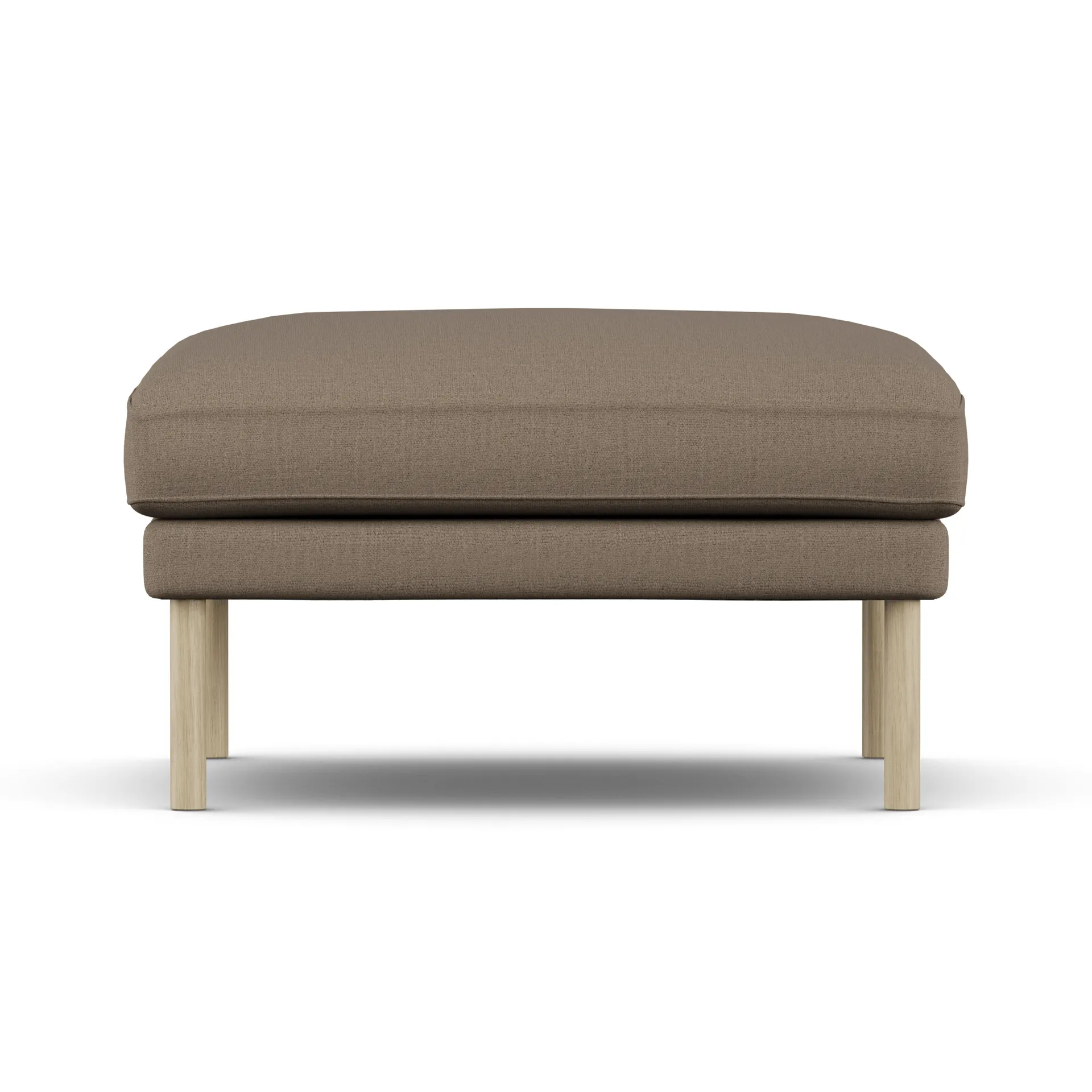Linnevik footstool, Same Mole 6674-white-oiled oak, without skirt 1898