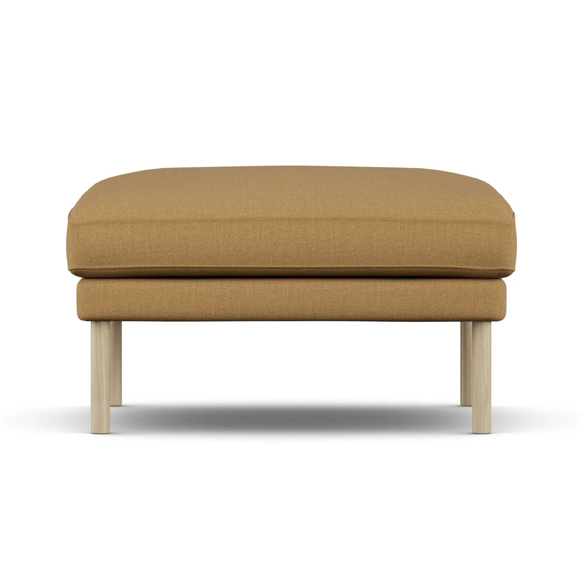 Linnevik footstool, Same Ochre 6676-white-oiled oak, without skirt 1898