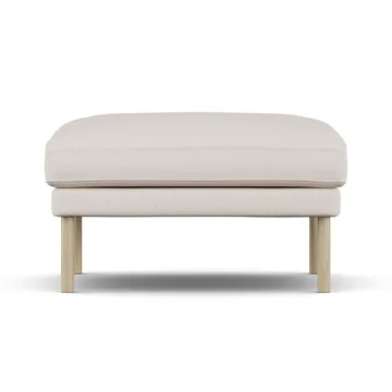 Linnevik footstool - Same Off White 6671-white-oiled oak, without skirt - 1898