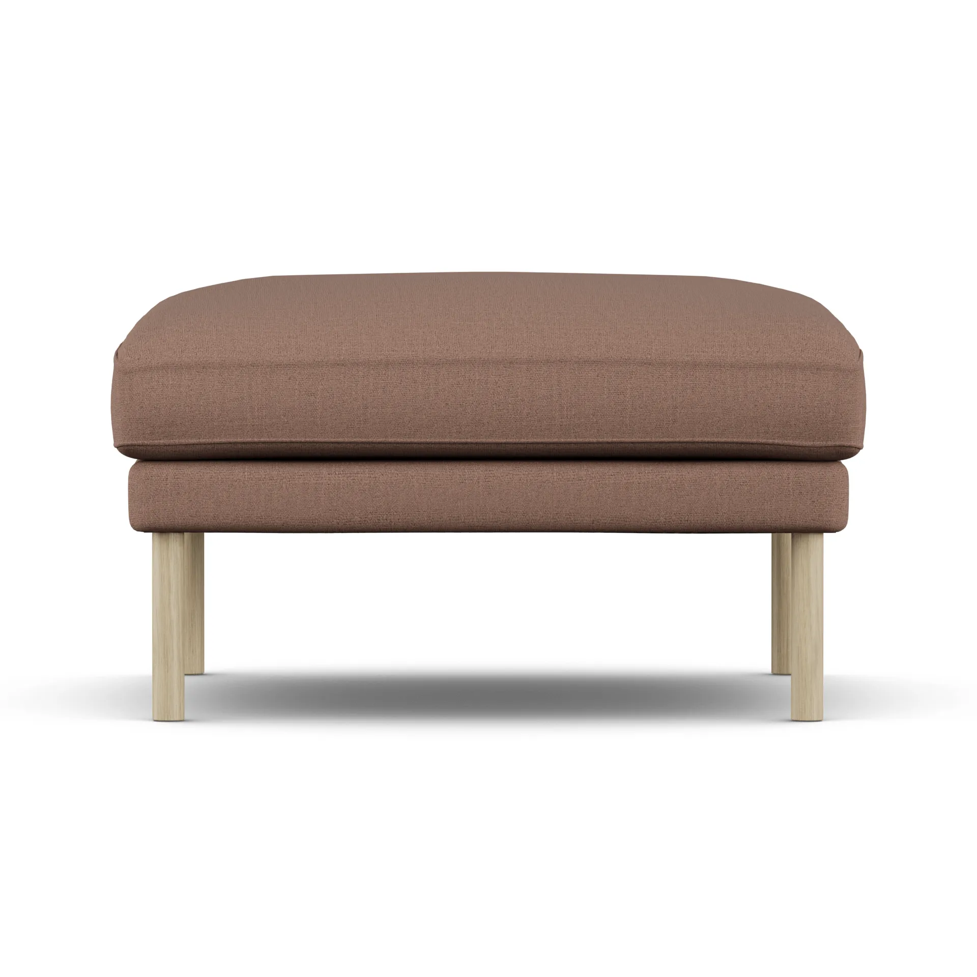 Linnevik footstool, Same Rust 6675-white-oiled oak, without skirt 1898