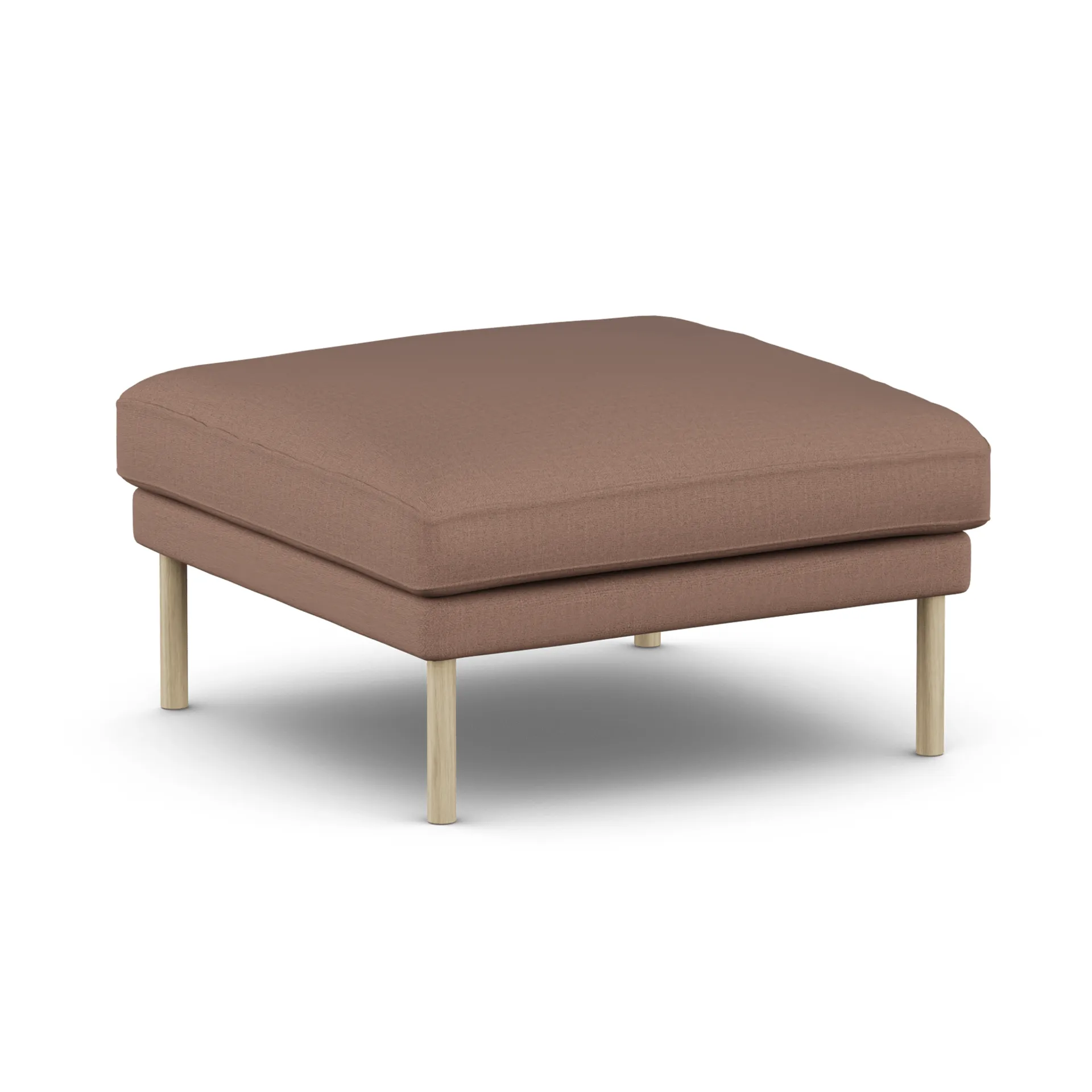 Linnevik footstool, Same Rust 6675-white-oiled oak, without skirt 1898