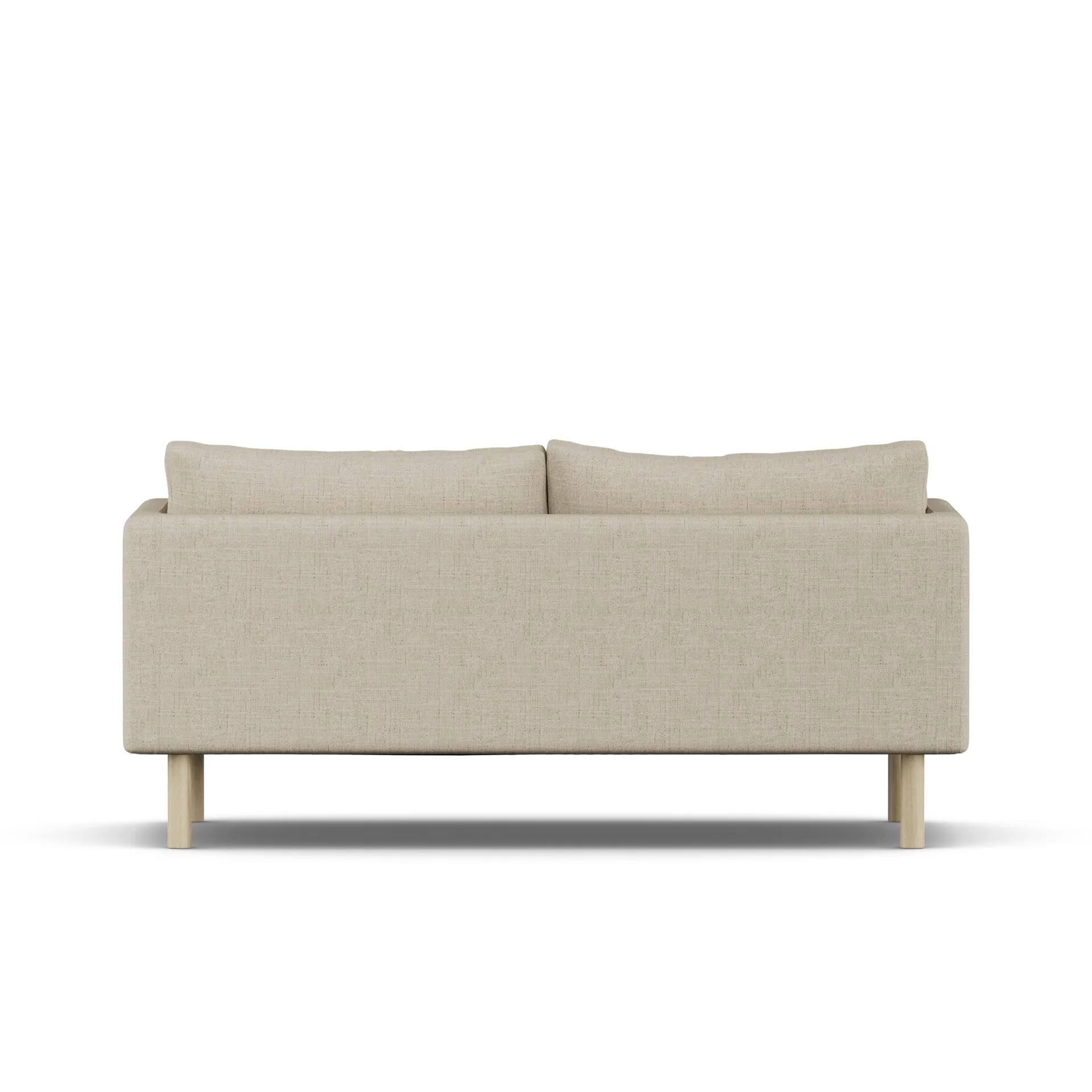 Linnevik sofa, Bern Beige 0341-white-oiled oak, 2-seater 1898