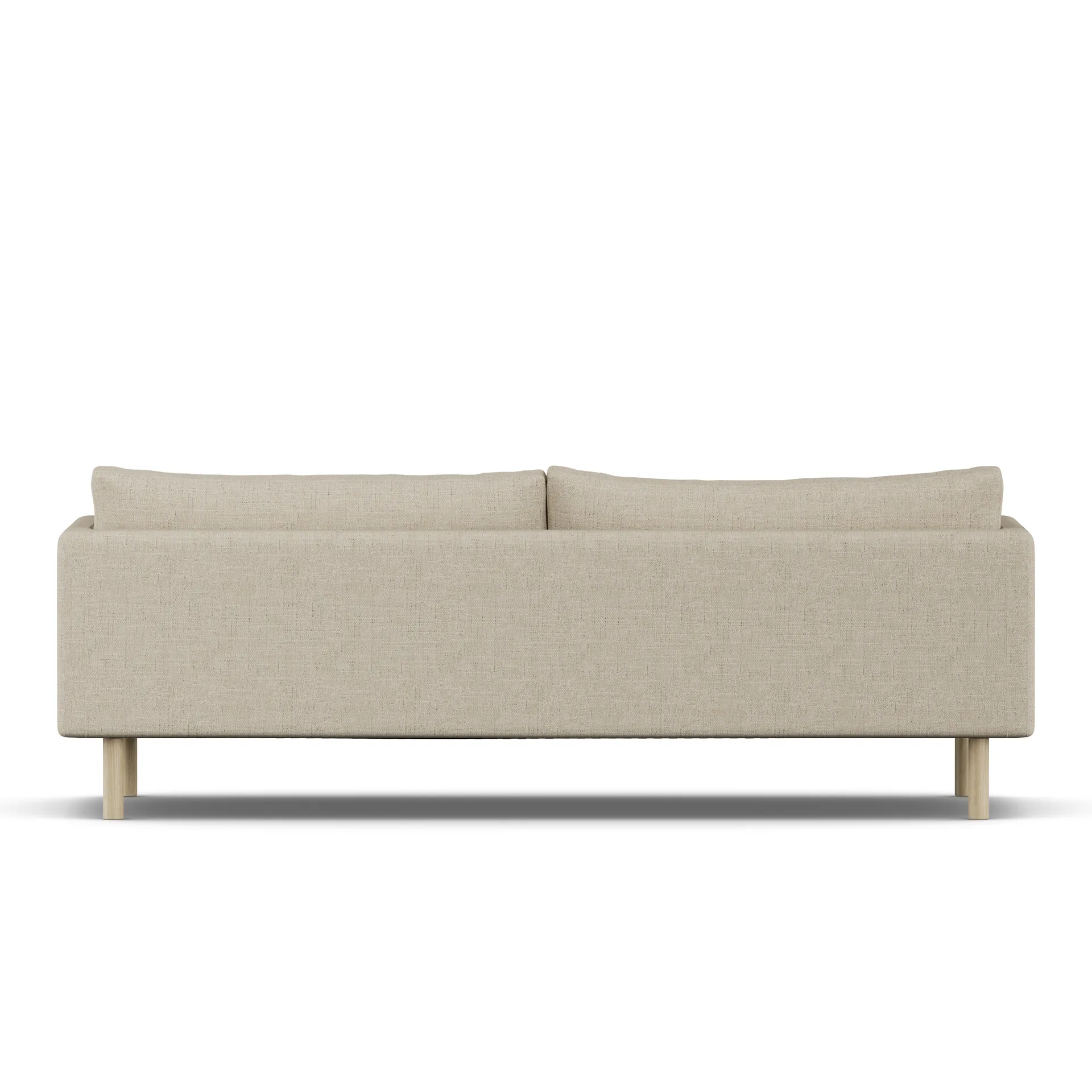 Linnevik sofa, Bern Beige 0341-white-oiled oak, 4-seater 1898