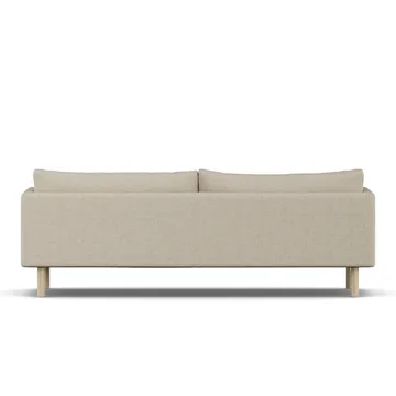 Linnevik sofa - Bern Beige 0341-white-oiled oak, 4-seater - 1898