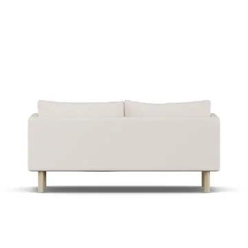 Linnevik sofa - Caleido Beige 9600-white-oiled oak, 2-seater - 1898