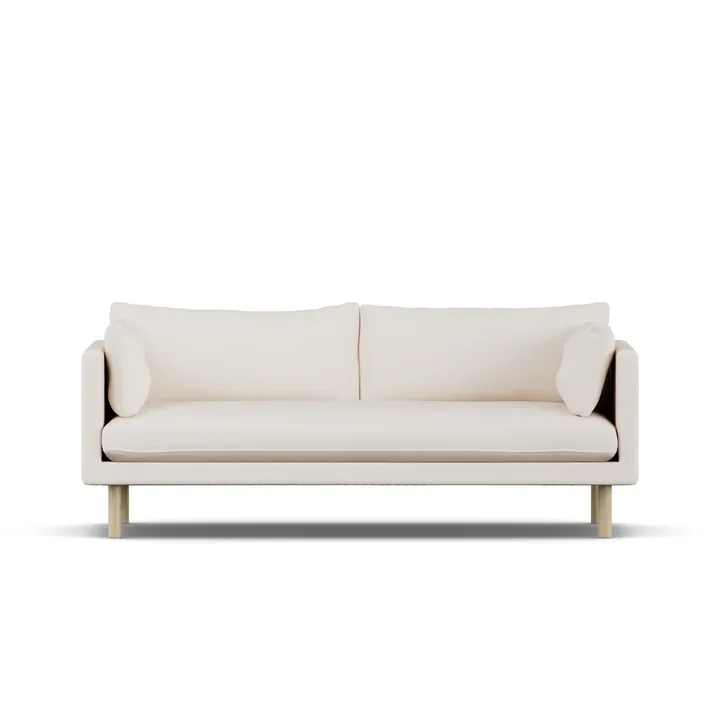 Linnevik sofa - Caleido Beige 9600-white-oiled oak, 3-seater - 1898