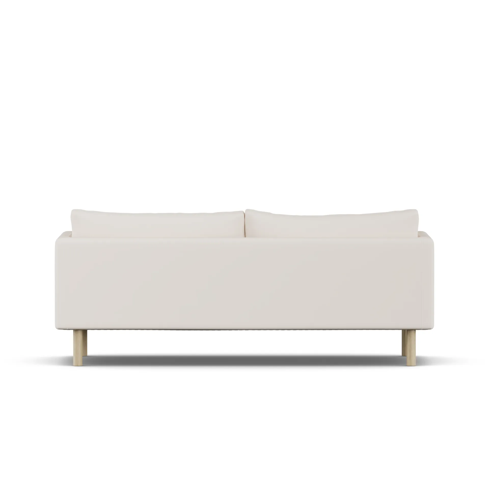 Linnevik sofa, Caleido Beige 9600-white-oiled oak, 3-seater 1898