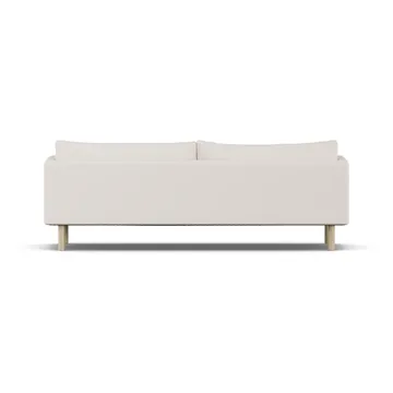 Linnevik sofa - Caleido Beige 9600-white-oiled oak, 4-seater, without skirt - 1898