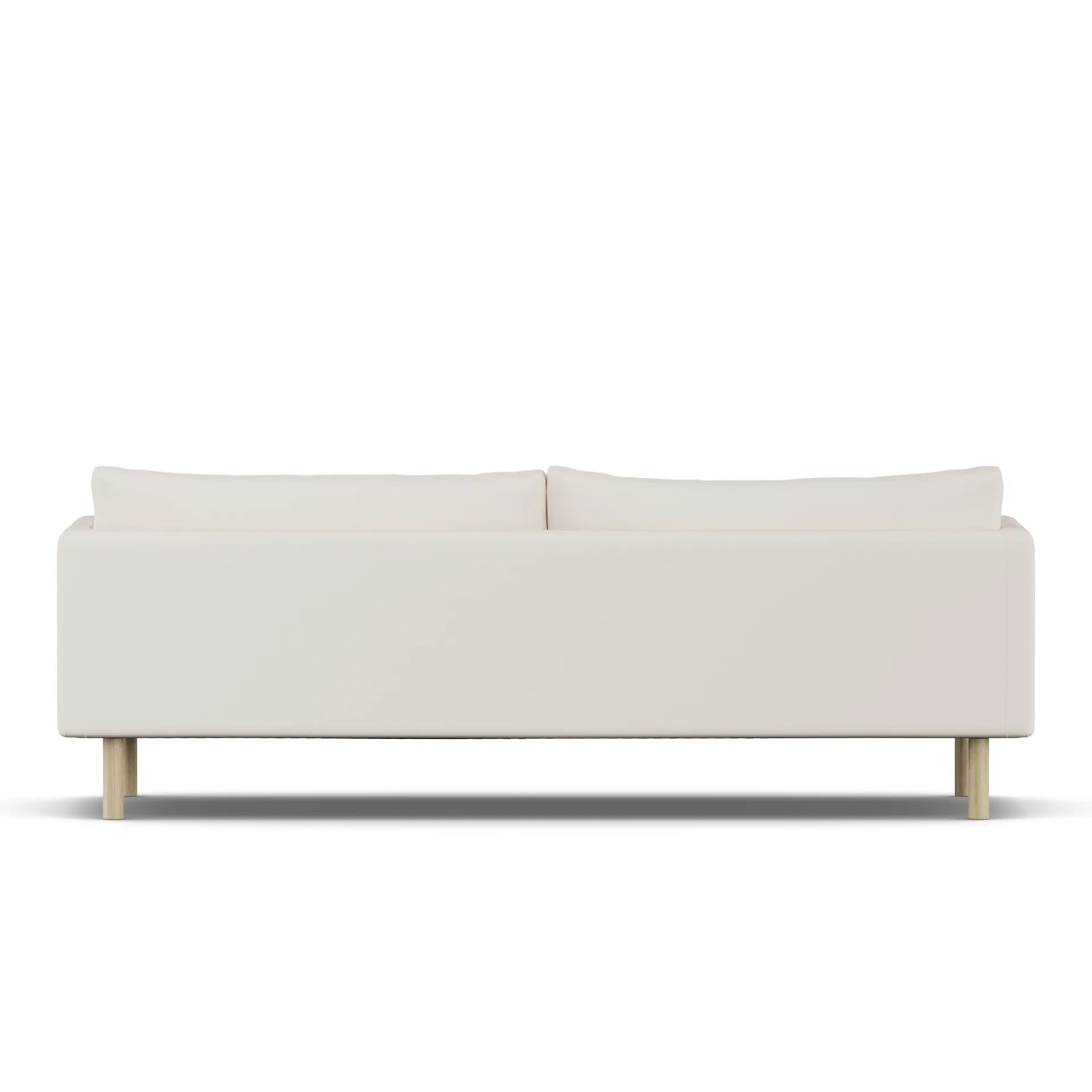 Linnevik sofa, Caleido Beige 9600-white-oiled oak, 4-seater 1898