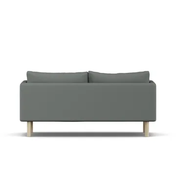 Linnevik sofa - Caleido Grey 1240-white-oiled oak, 2-seater - 1898