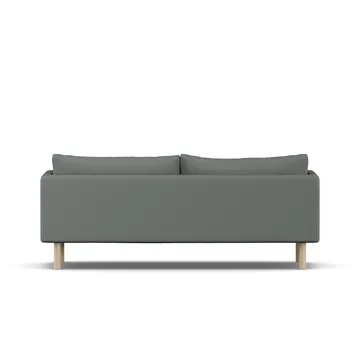 Linnevik sofa - Caleido Grey 1240-white-oiled oak, 3-seater - 1898