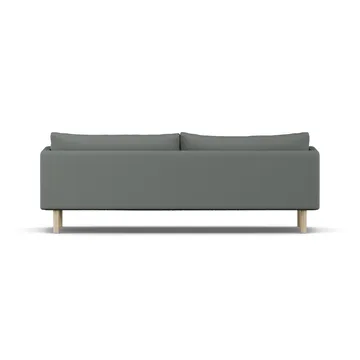 Linnevik sofa - Caleido Grey 1240-white-oiled oak, 4-seater, without skirt - 1898
