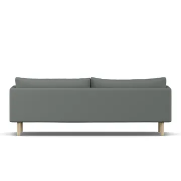 Linnevik sofa - Caleido Grey 1240-white-oiled oak, 4-seater - 1898