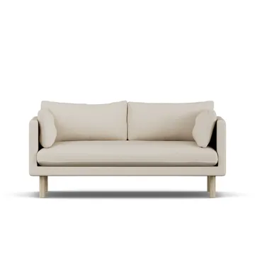 Linnevik sofa - Jump Beige 1956-white-oiled oak, 2-seater - 1898