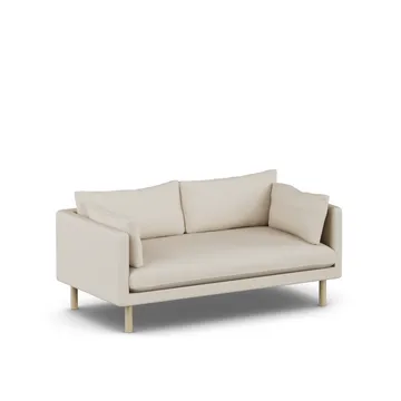 Linnevik sofa - Jump Beige 1956-white-oiled oak, 2-seater - 1898