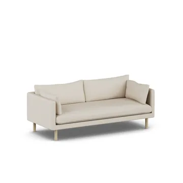 Linnevik sofa - Jump Beige 1956-white-oiled oak, 3-seater - 1898