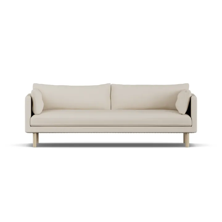 Linnevik sofa - Jump Beige 1956-white-oiled oak, 4-seater - 1898