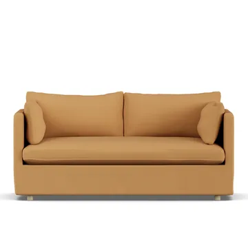Linnevik sofa - Jump Honey 1959-white-oiled oak, 2-seater, with skirt - 1898