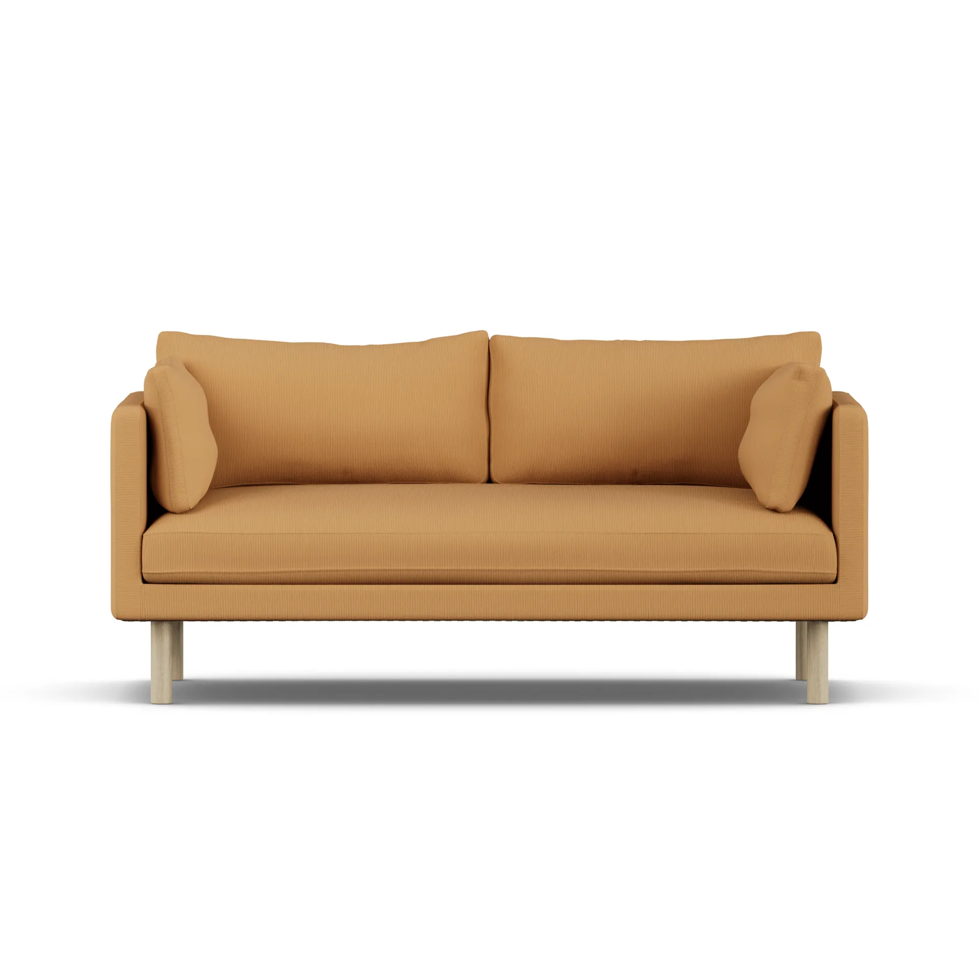 Linnevik sofa, Jump Honey 1959-white-oiled oak, 2-seater, without skirt 1898