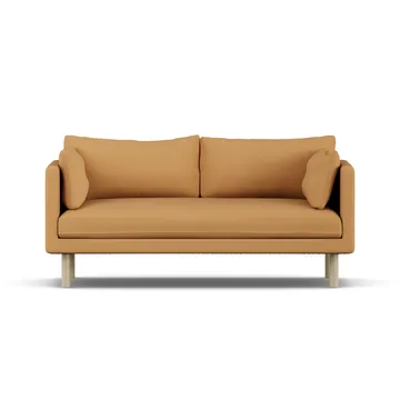 Linnevik sofa - Jump Honey 1959-white-oiled oak, 2-seater, without skirt - 1898