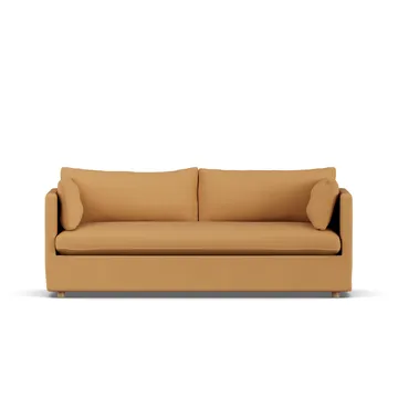Linnevik sofa - Jump Honey 1959-white-oiled oak, 3-seater, with skirt - 1898