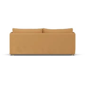 Linnevik sofa - Jump Honey 1959-white-oiled oak, 3-seater, with skirt - 1898