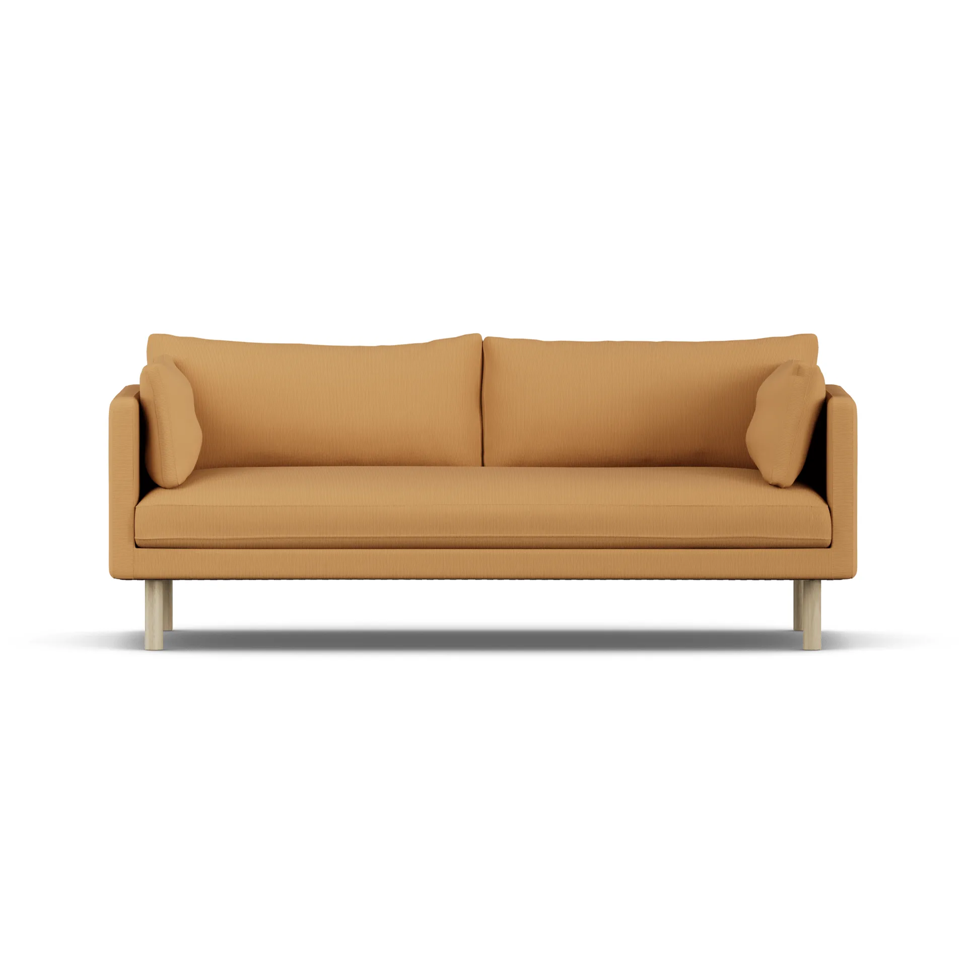 Linnevik sofa, Jump Honey 1959-white-oiled oak, 3-seater, without skirt 1898