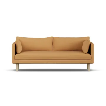 Linnevik sofa - Jump Honey 1959-white-oiled oak, 3-seater, without skirt - 1898