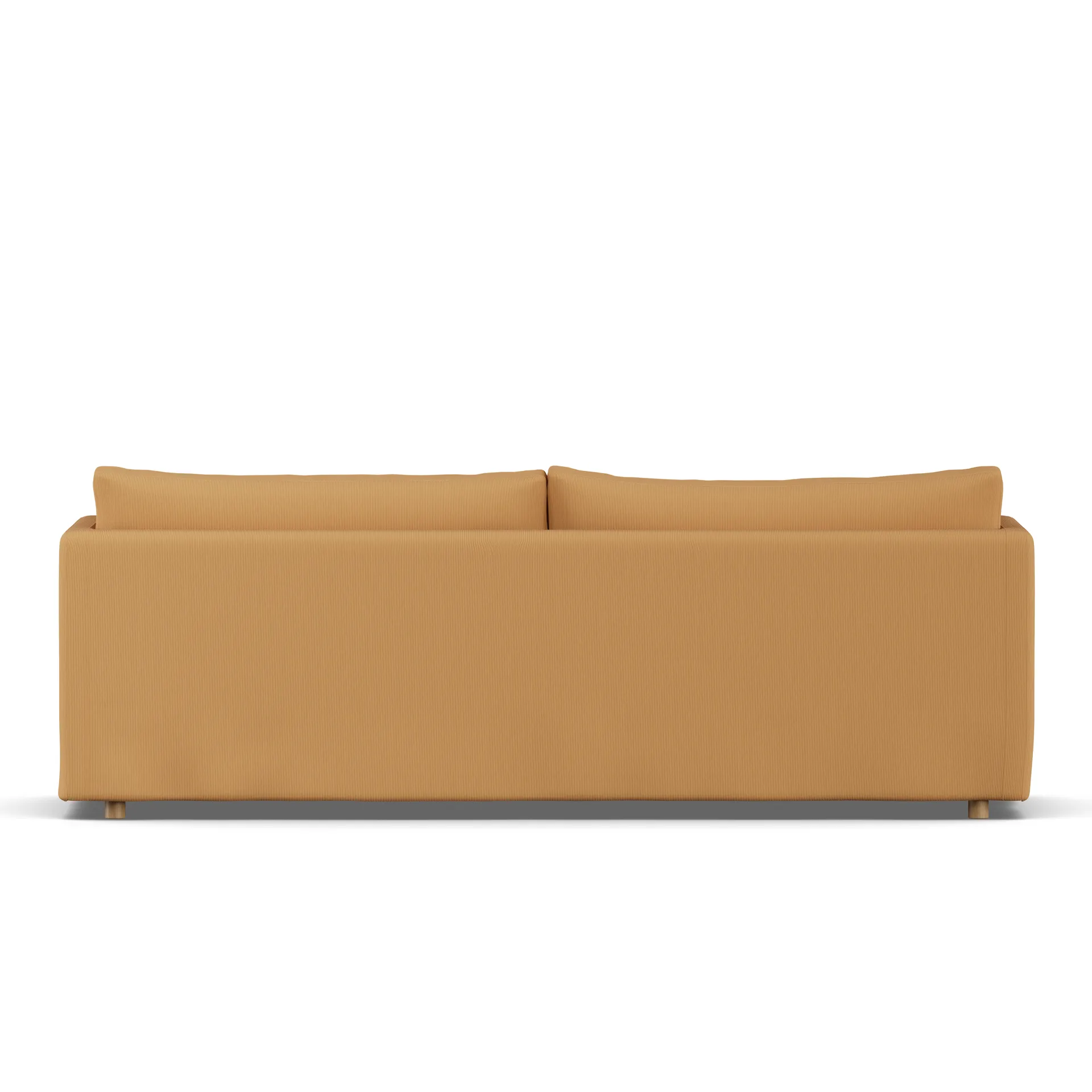 Linnevik sofa, Jump honey 1959-white-oiled oak, 4-seater, with skirt 1898