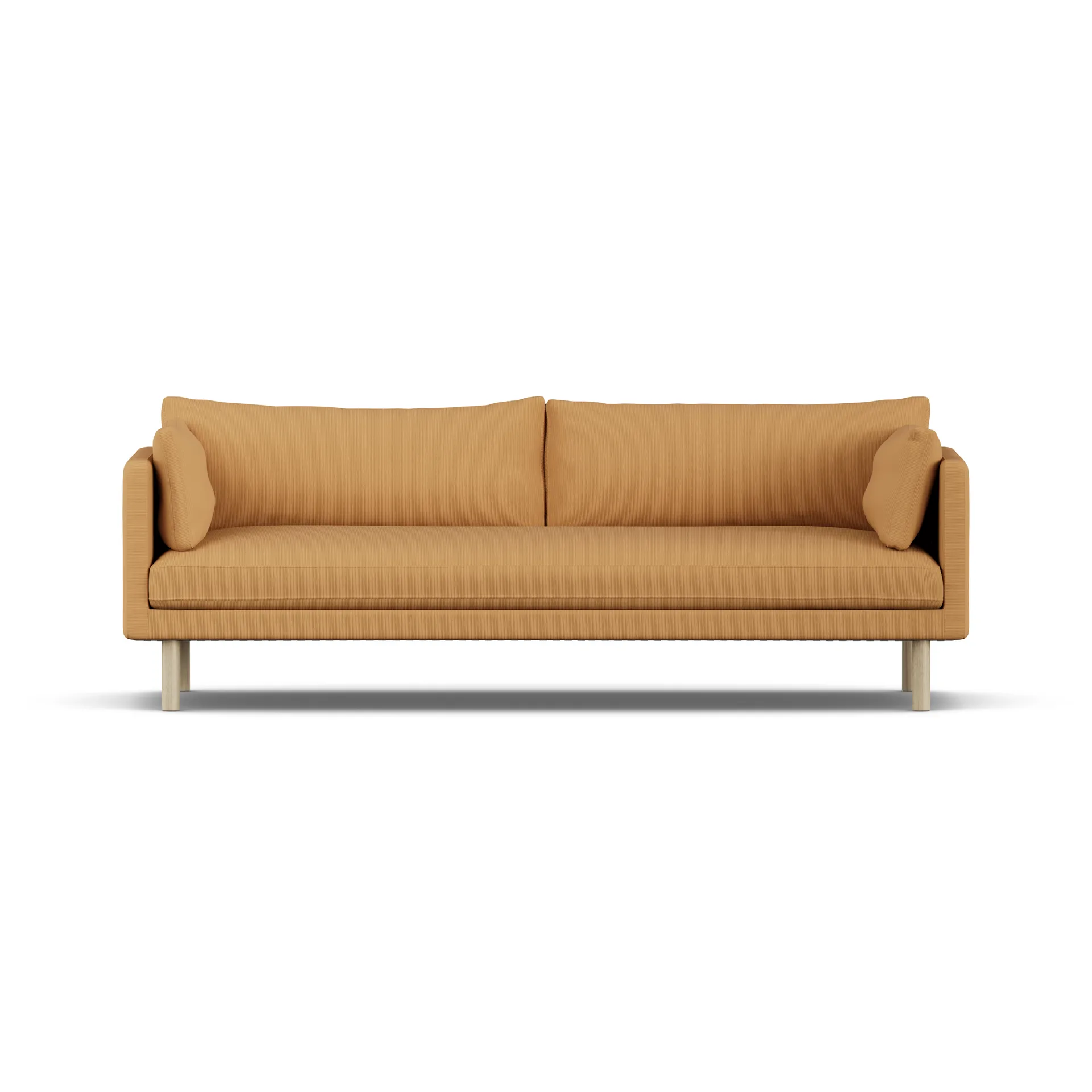 Linnevik sofa, Jump Honey 1959-white-oiled oak, 4-seater, without skirt 1898
