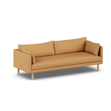 Linnevik sofa - Jump Honey 1959-white-oiled oak, 4-seater, without skirt - 1898