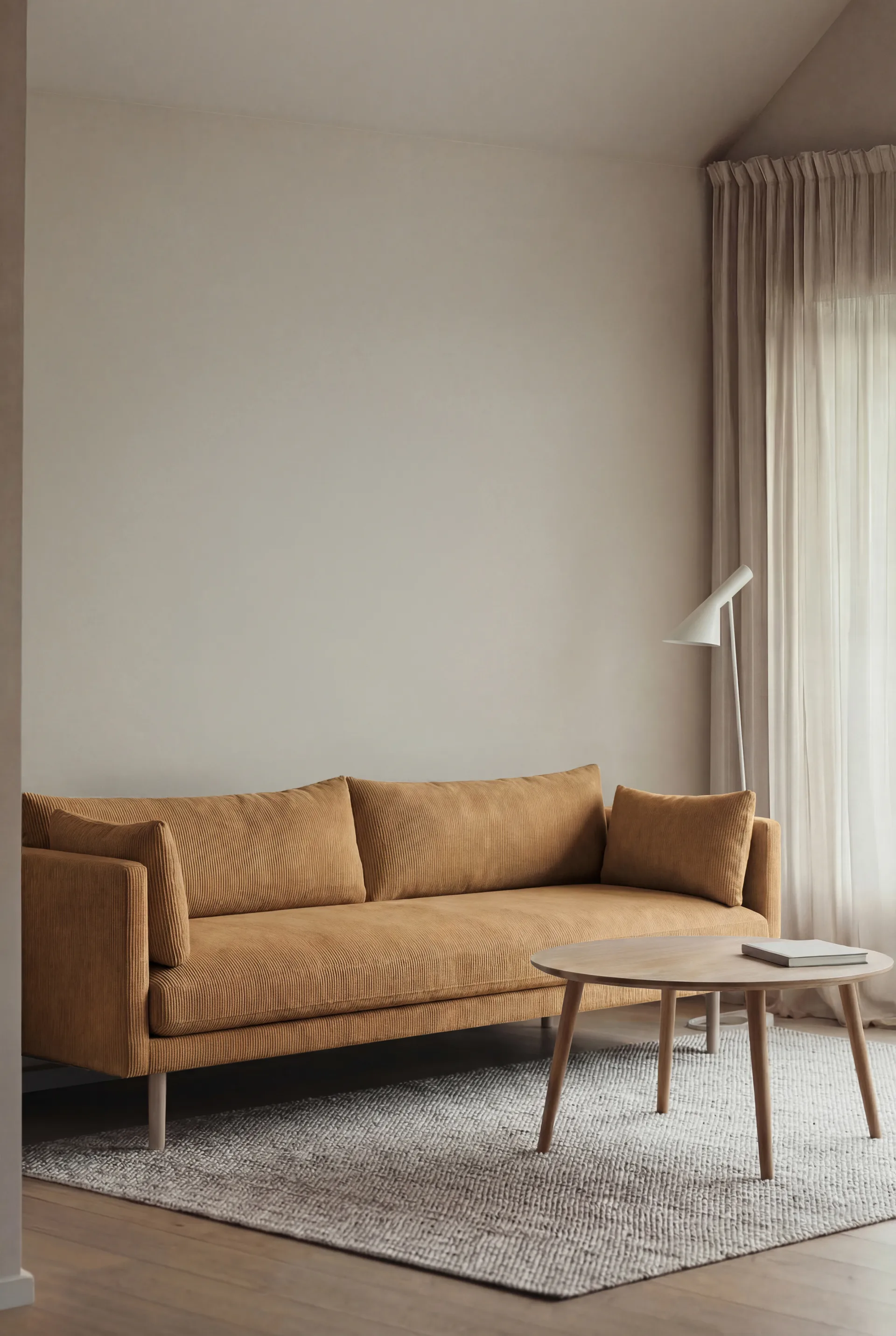 Linnevik sofa, Jump Honey 1959-white-oiled oak, 4-seater 1898