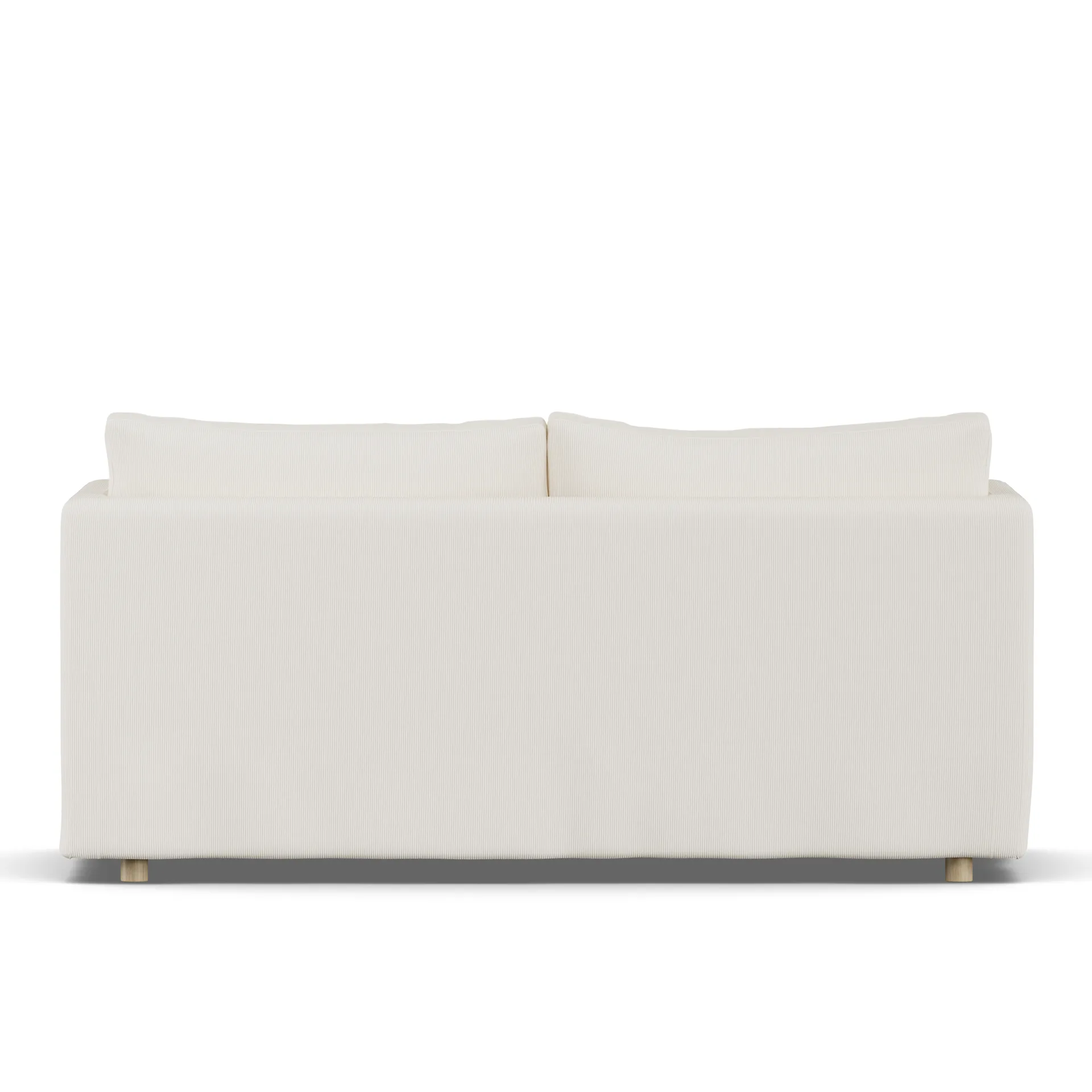 Linnevik sofa, Jump off white 1954-white-oiled oak, 2-seater, with skirt 1898