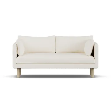 Linnevik sofa - Jump Off White 1954-white-oiled oak, 2-seater, without skirt - 1898