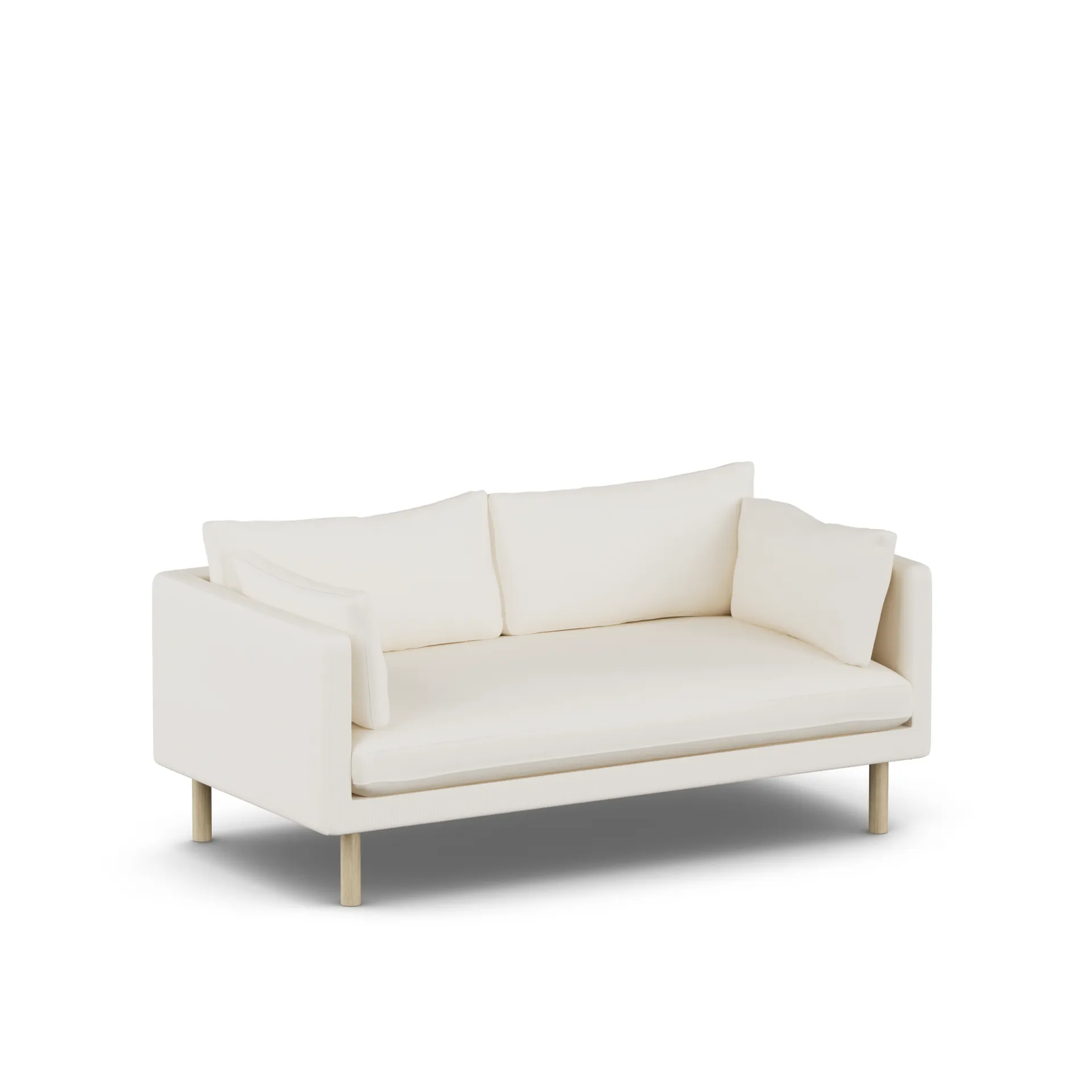 Linnevik sofa, Jump Off White 1954-white-oiled oak, 2-seater 1898