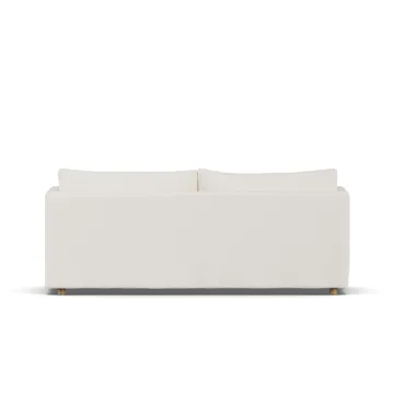 Linnevik sofa - Jump off white 1954-white-oiled oak, 3-seater, with skirt - 1898