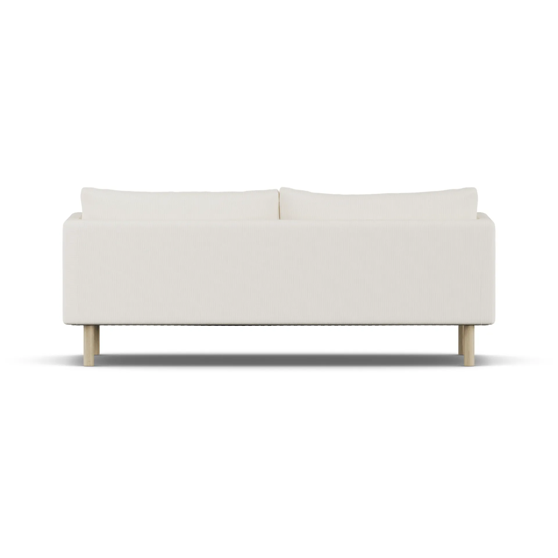 Linnevik sofa, Jump Off White 1954-white-oiled oak, 3-seater, without skirt 1898