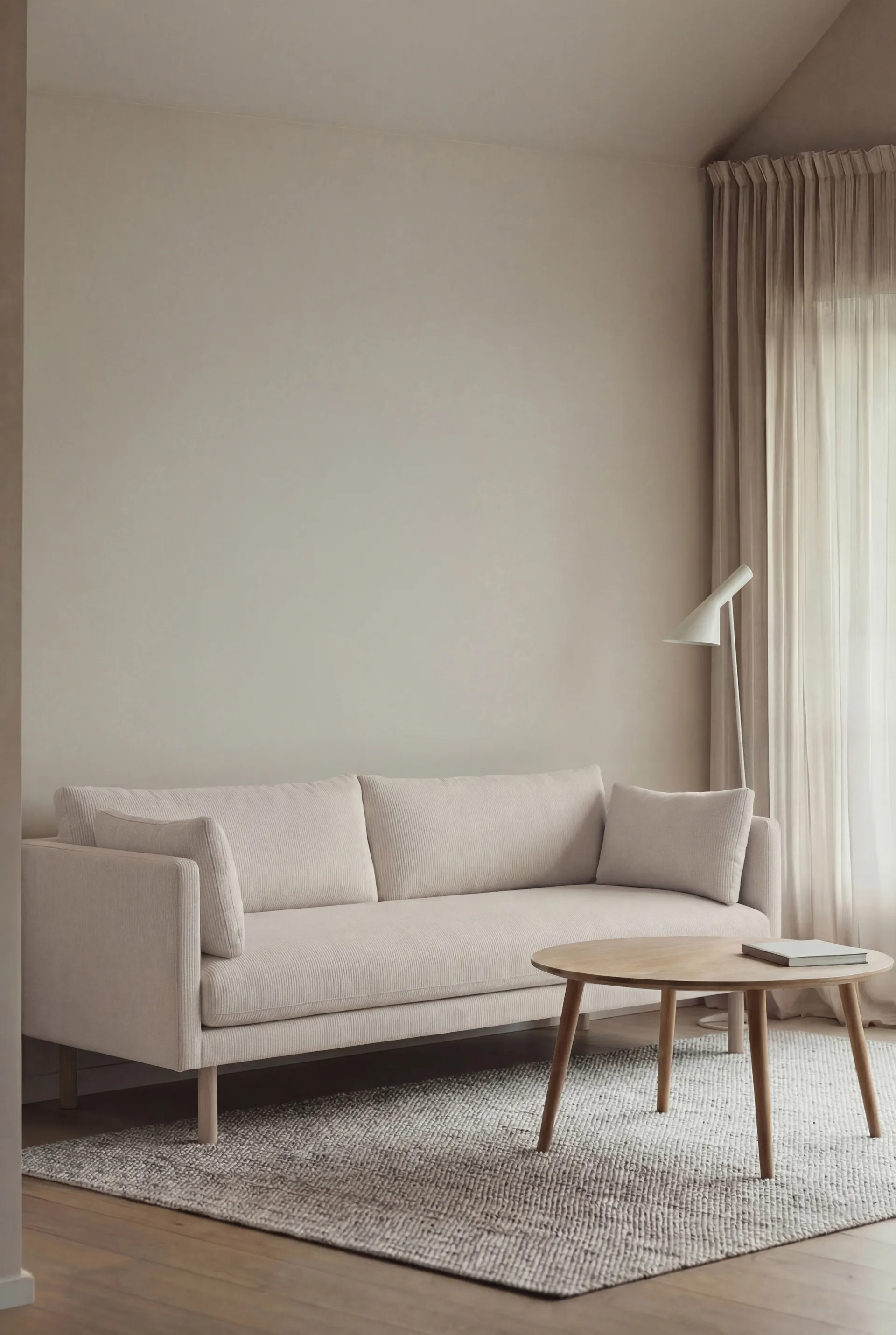 Linnevik sofa, Jump Off White 1954-white-oiled oak, 3-seater 1898