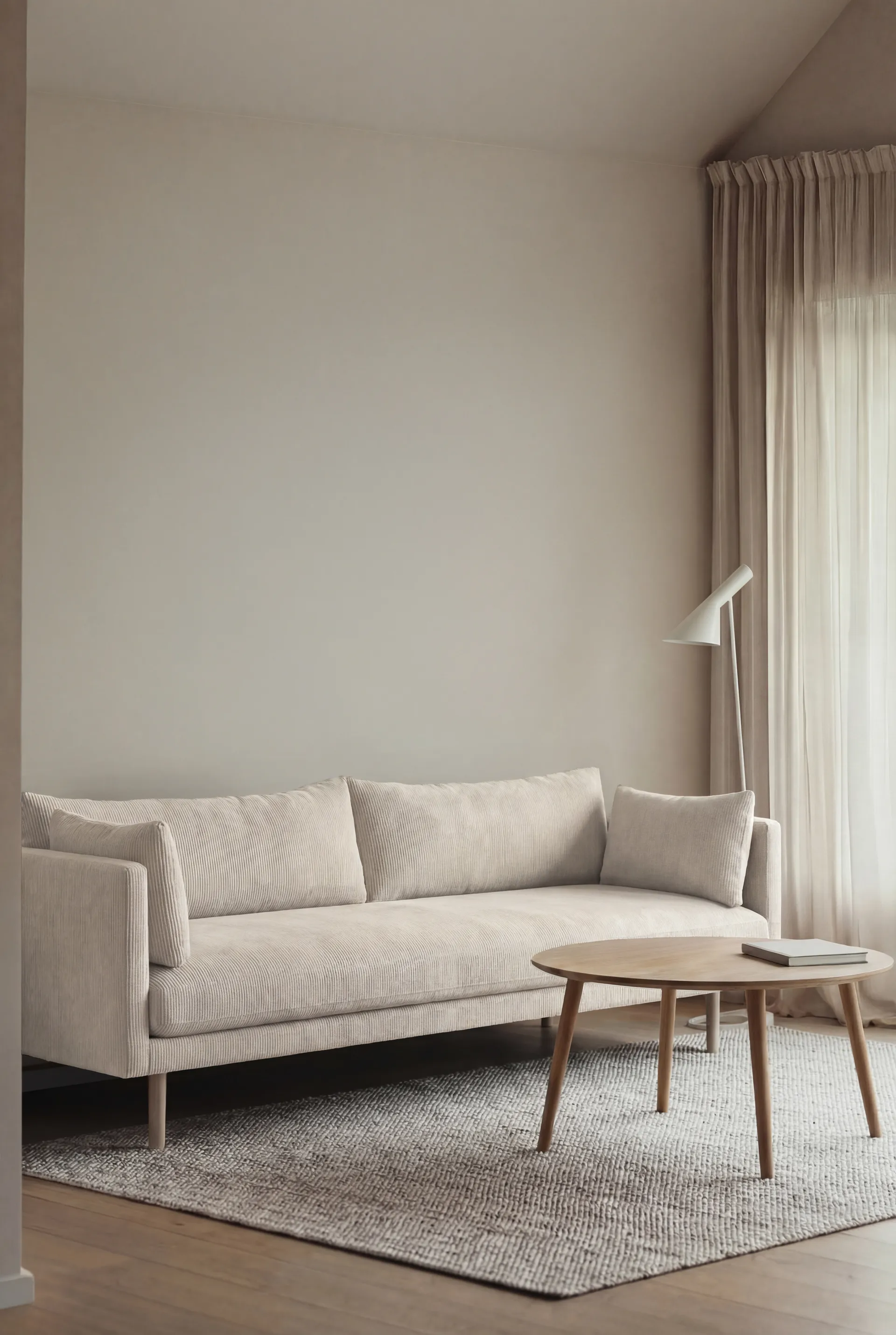 Linnevik sofa, Jump Off White 1954-white-oiled oak, 4-seater 1898