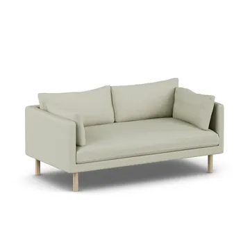 Linnevik sofa - Luiza Beige 3981-white-oiled oak, 2-seater, without skirt - 1898