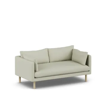 Linnevik sofa - Luiza Beige 3981-white-oiled oak, 2-seater - 1898