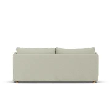 Linnevik sofa - Luiza Beige 3981-white-oiled oak, 3-seater, with skirt - 1898