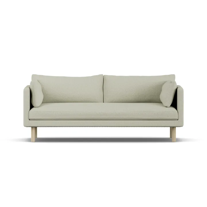 Linnevik sofa - Luiza Beige 3981-white-oiled oak, 3-seater - 1898